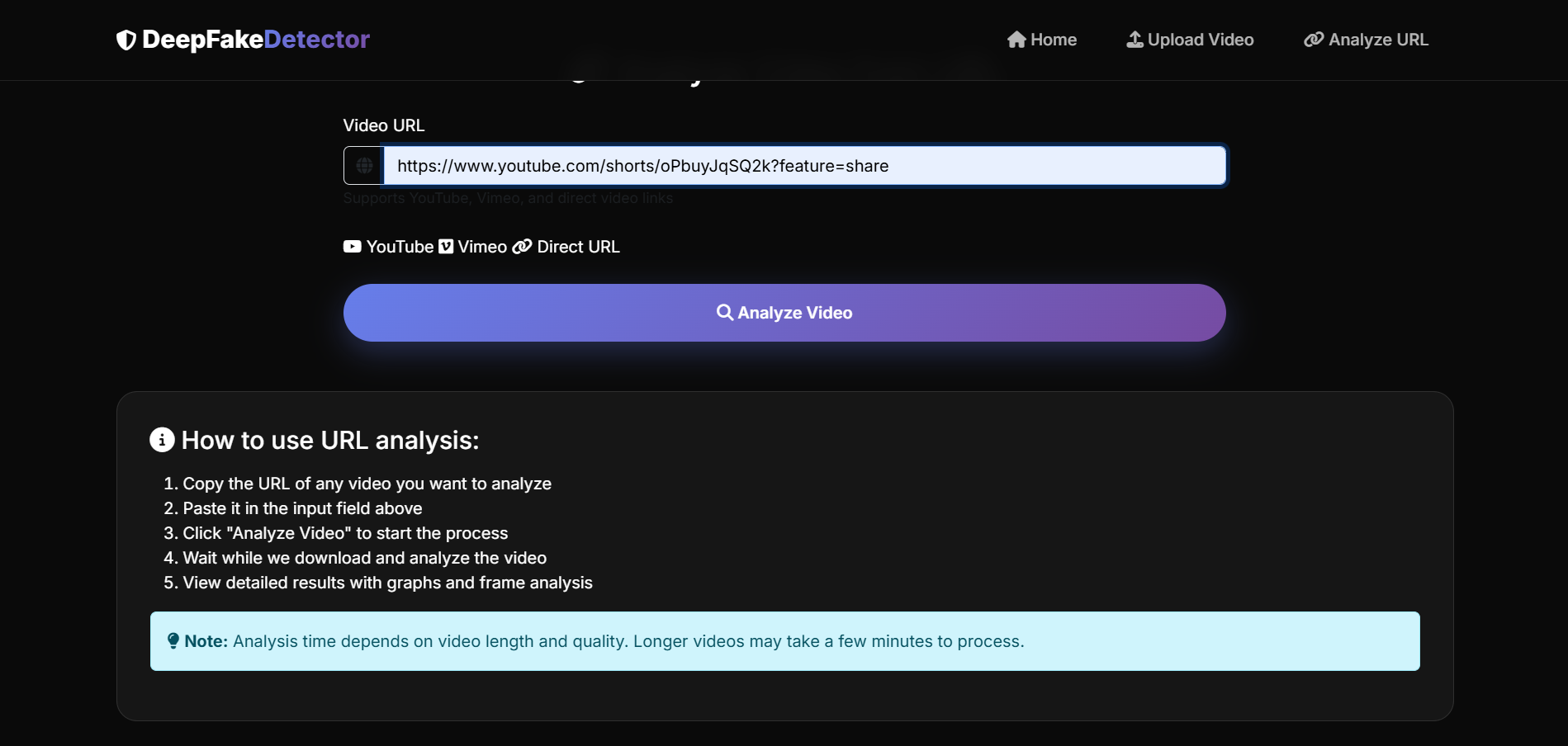 URL Analysis