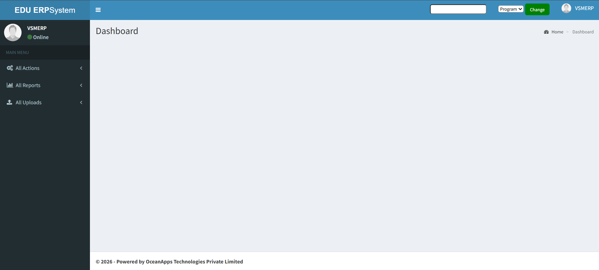 EduERP SuperAdmin Dashboard